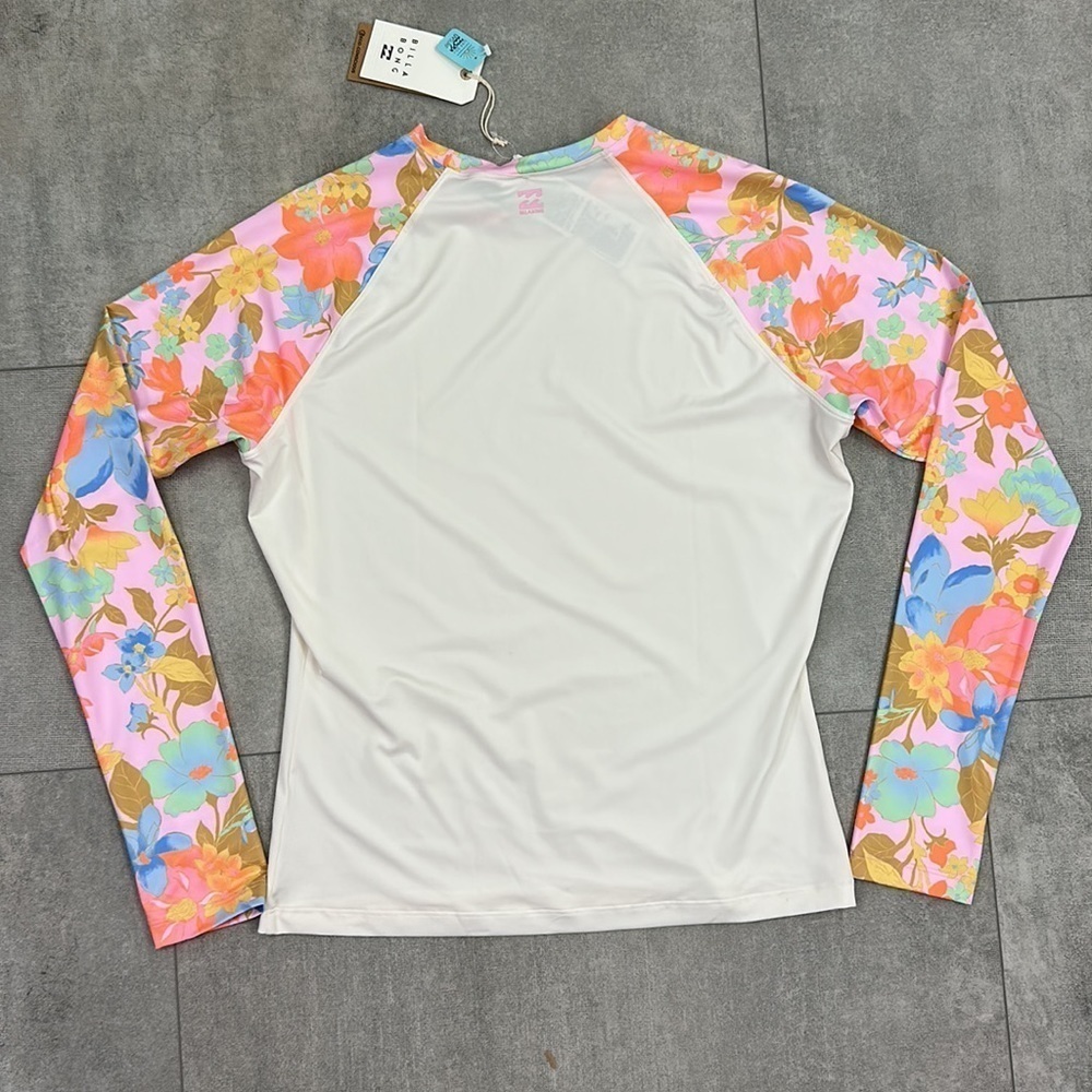 🔆BILLABONG🔆 PICK ME UP LONG SLEEVE RAS GUARD SUN SHIRT - Picture 9 of 12